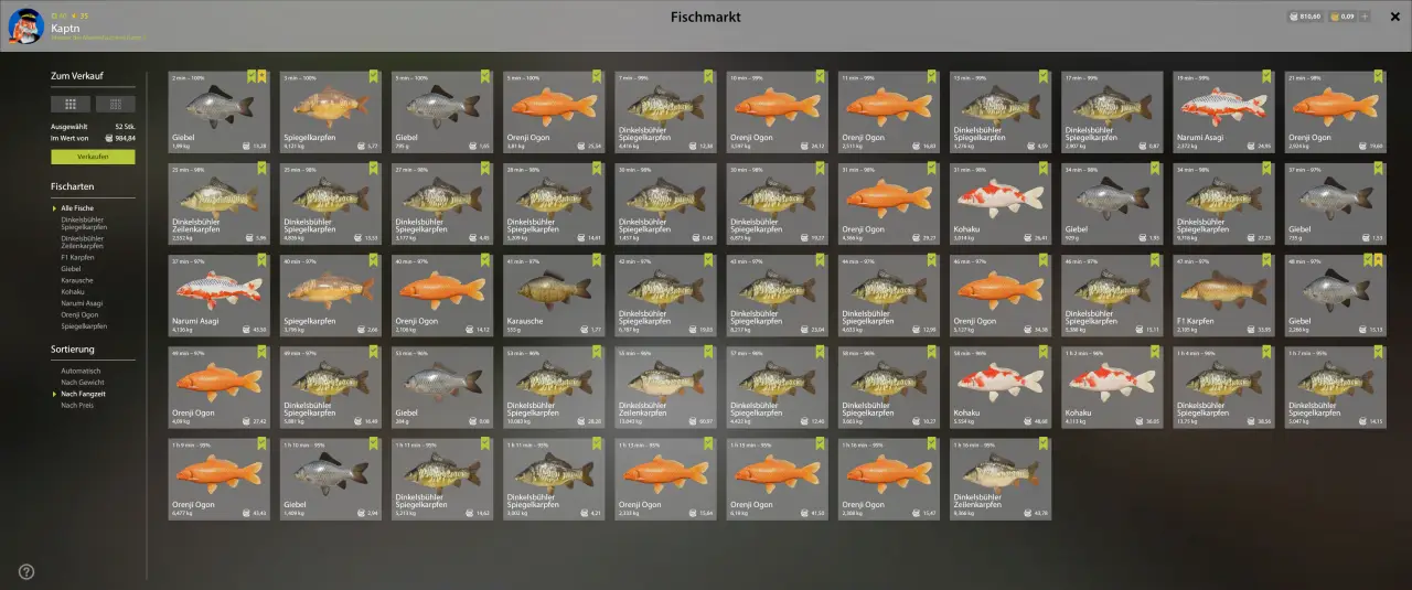 Also der Kupfersee l&auml;uft aktuell.... 1 Std. 15 Min.